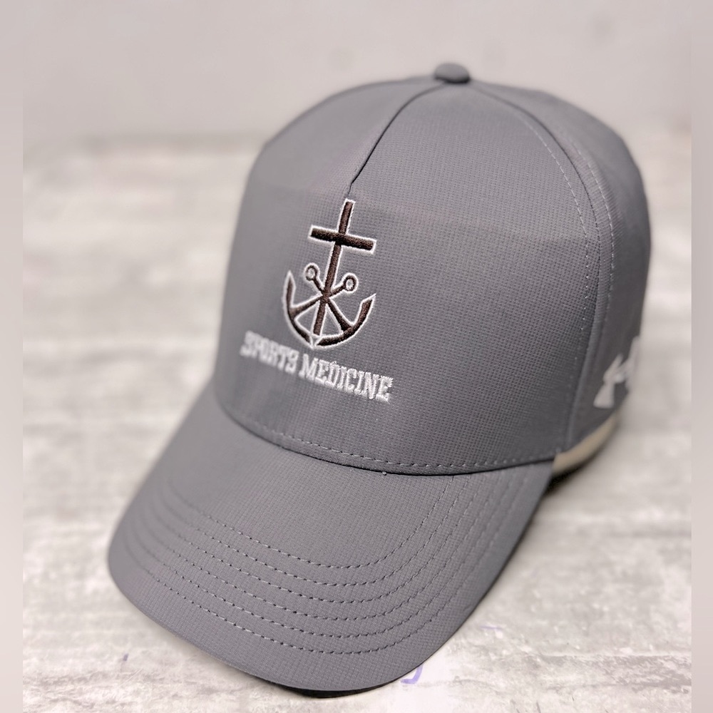 Under Armour sports medicine gray hat adjustable unisex OSFM